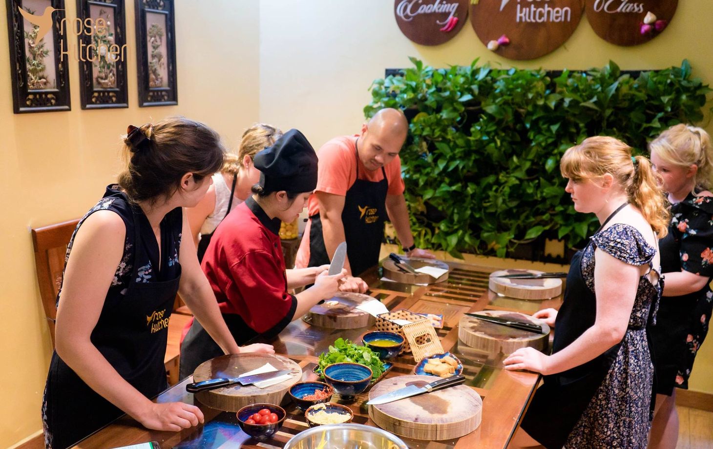 Veganer Kochkurs in Villa + Pagodenbesuch