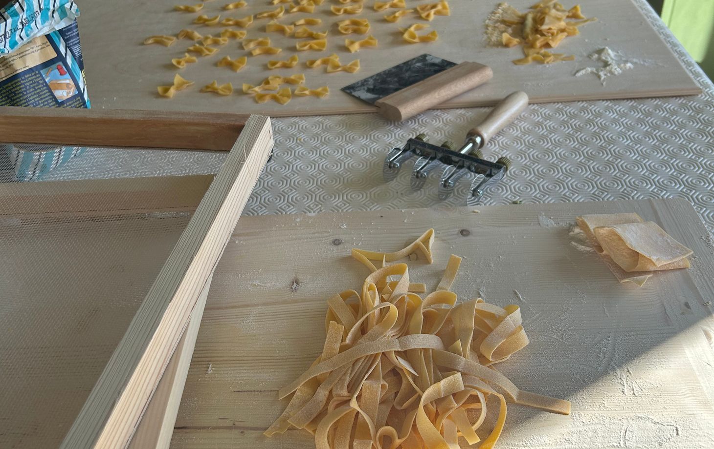 Vegetarian Ravioli, Pappardelle, Stricchetti & Tiramisù Making Class