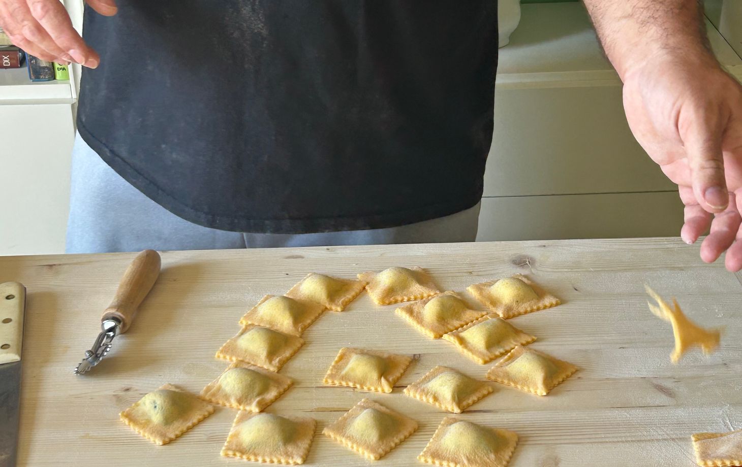Vegetarian Ravioli, Pappardelle, Stricchetti & Tiramisù Making Class