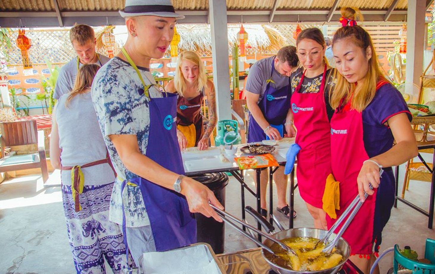 Traditional Thai Cooking Class at Home Cooking Studio