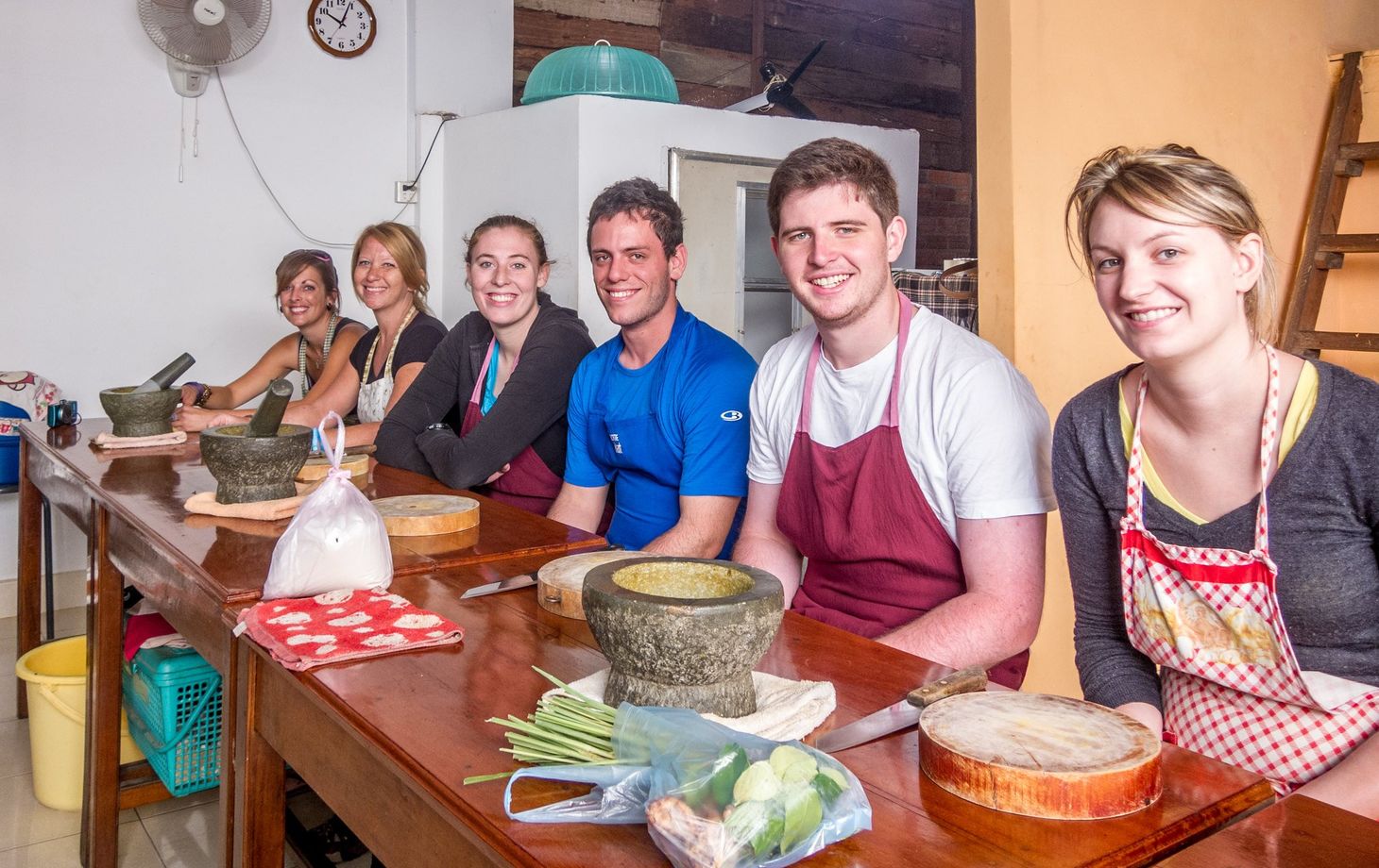 A Morning Market Tour with Culinary Experience in a Local Village