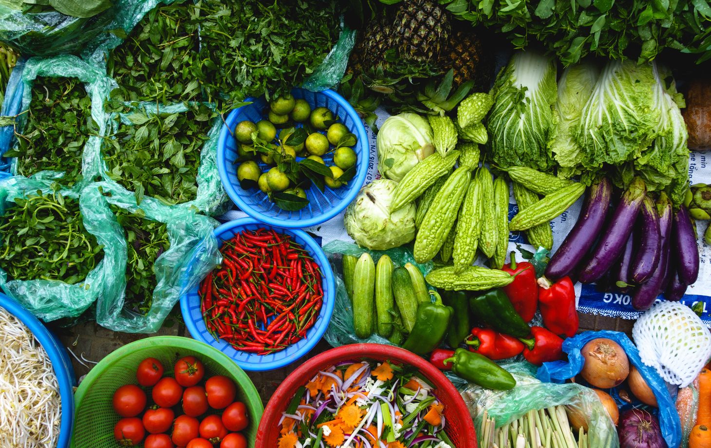A Morning Market Tour with Culinary Experience in a Local Village
