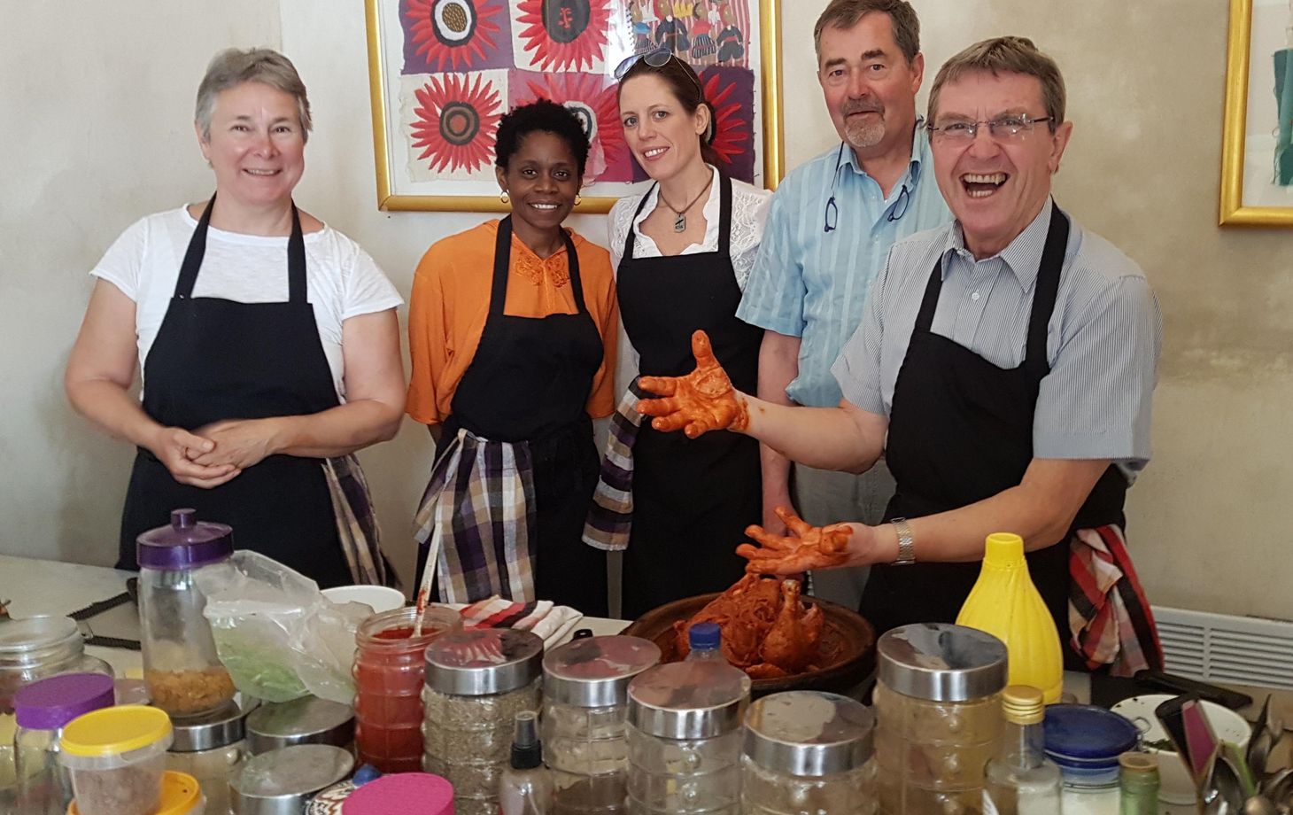 Moroccan Fusion Class with 8 Dishes