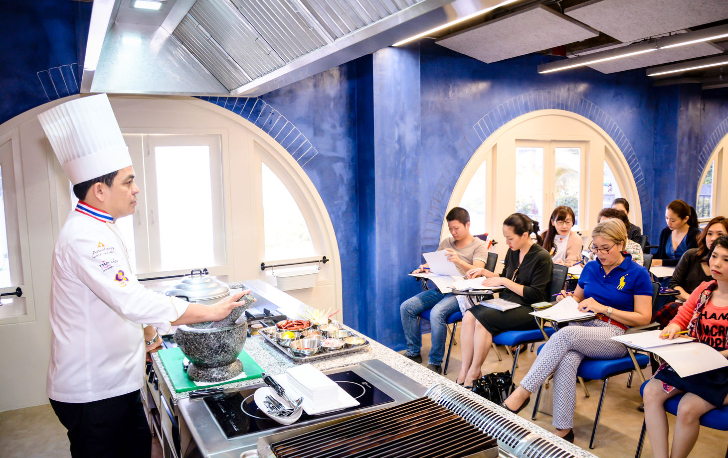 Authentic Thai Cooking Class at a Thai Culinary School