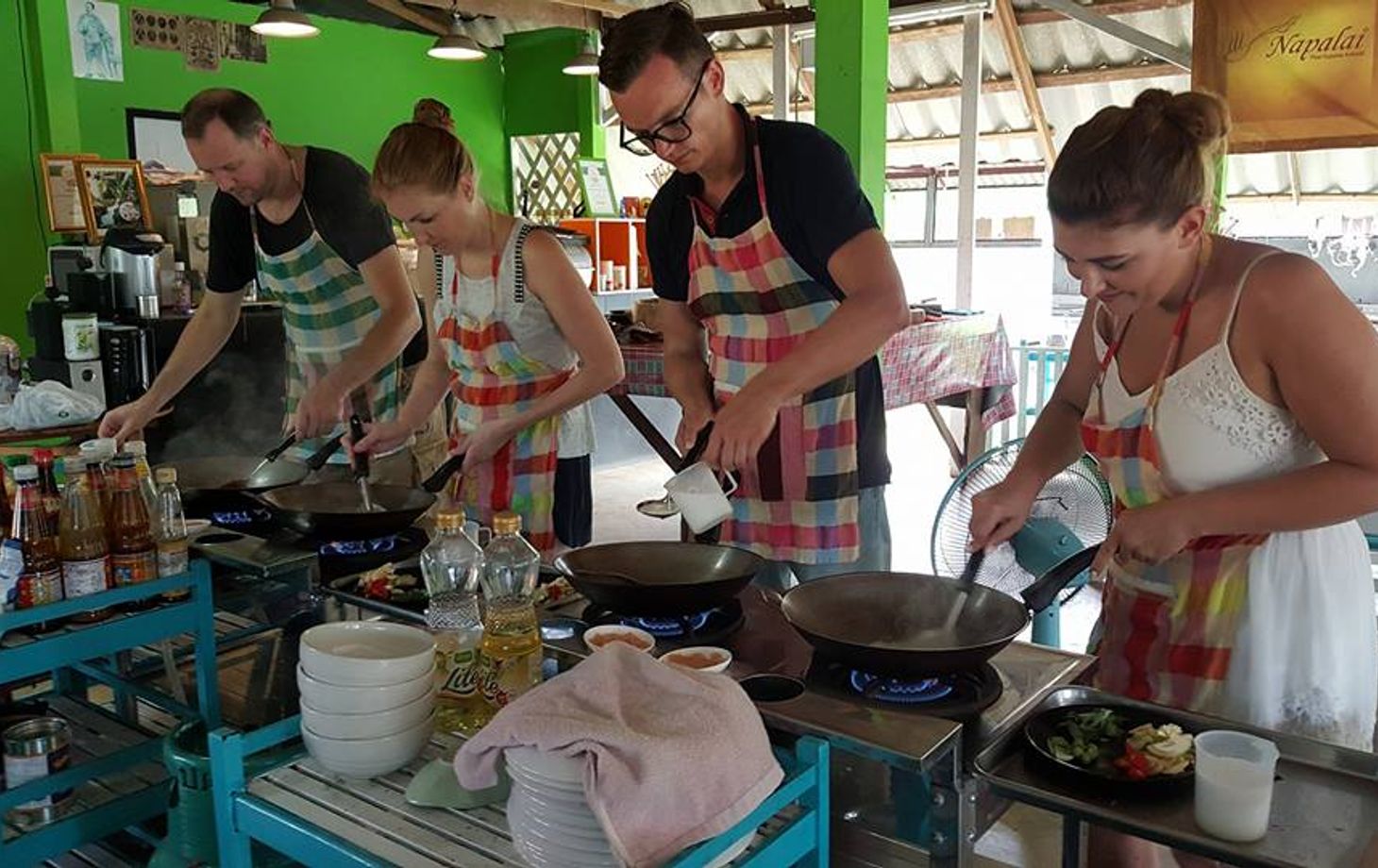 Daily Morning Class with Napalai Thai cuisine
