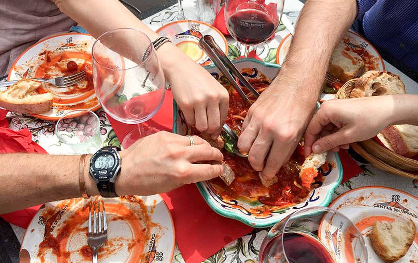 Organic "Classico" Wine Tasting with Lunch on Mount Vesuvius