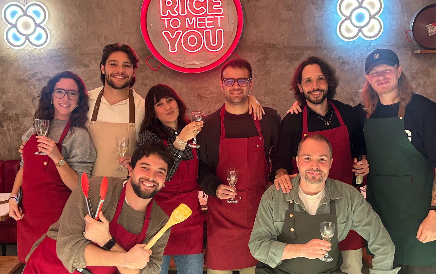 Barcelona Seafood Paella Cooking Class & Dining Experience