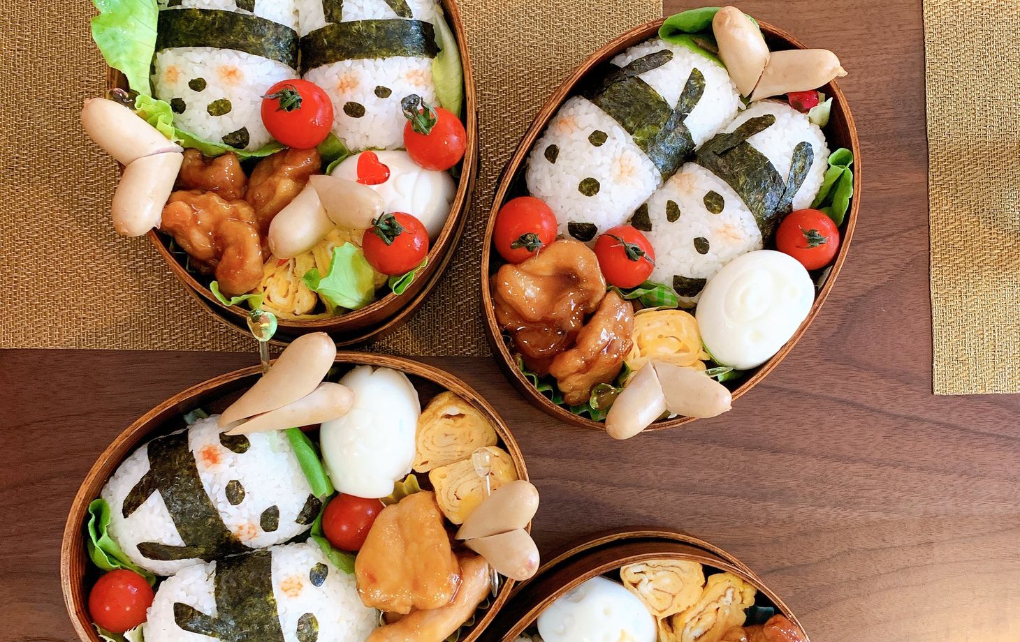 Prepare Panda Bento Box at a Private Home Kitchen