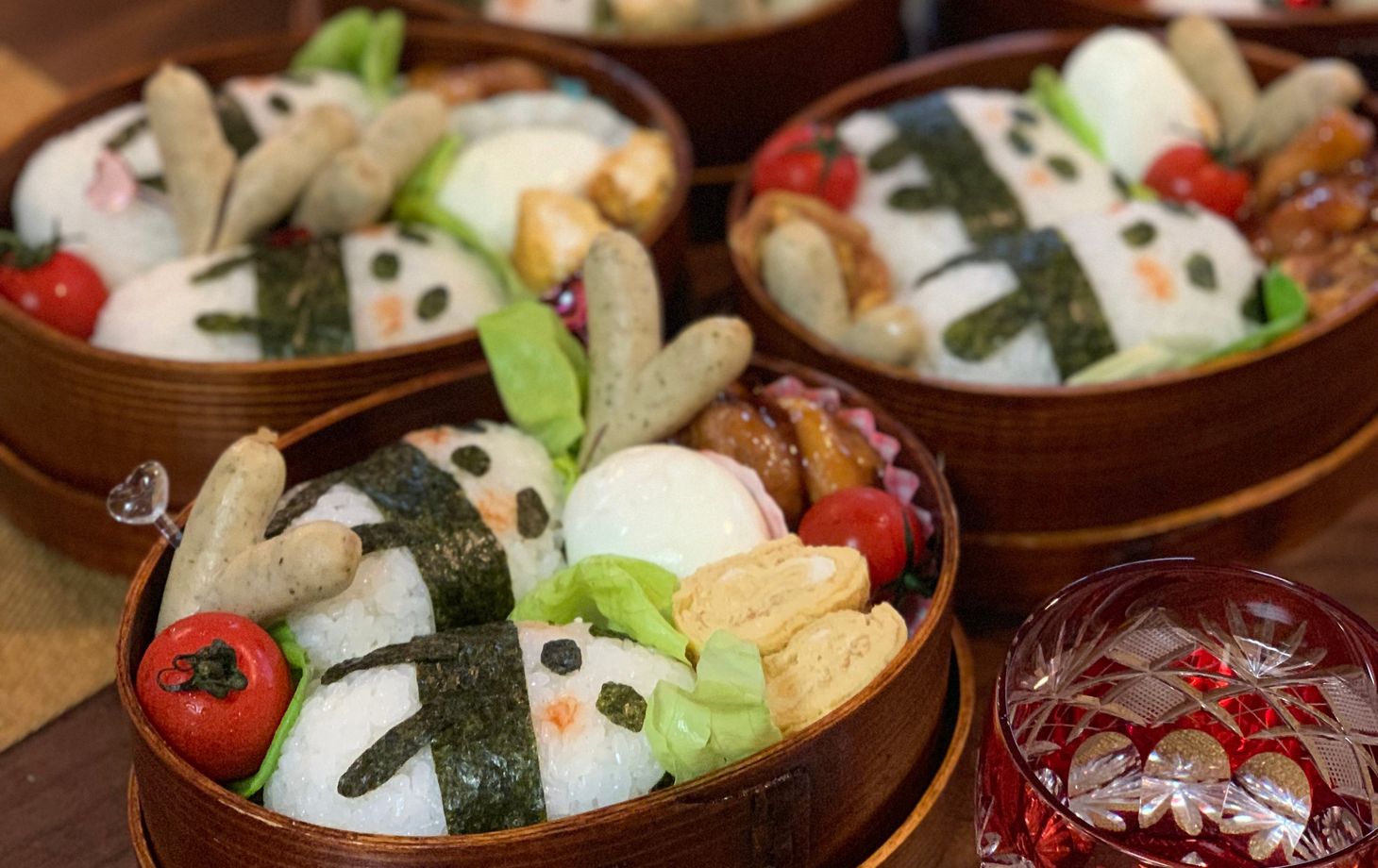 Prepare Panda Bento Box at a Private Home Kitchen