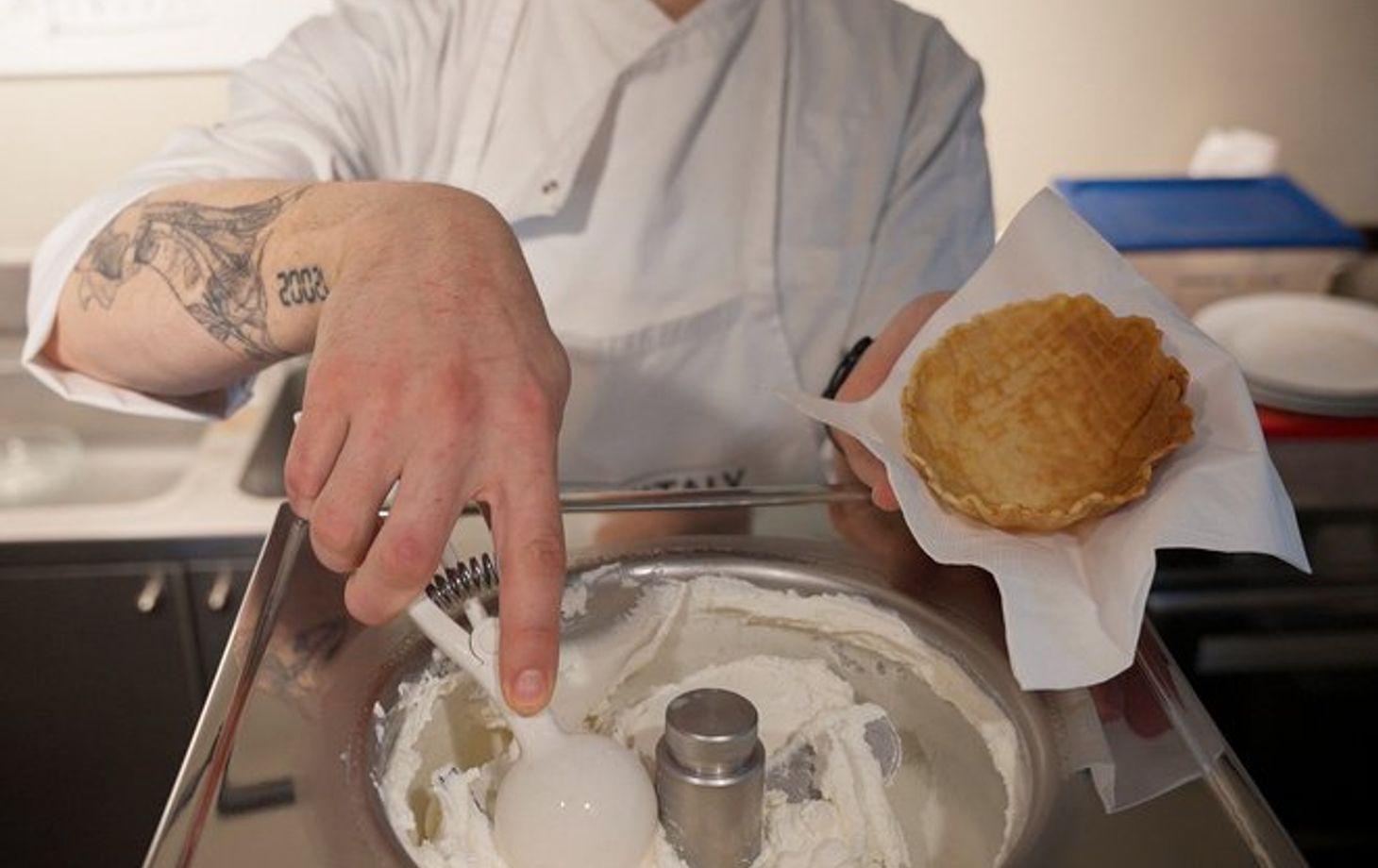 Kochkurs für frische Pasta in Palermo mit Gelato-Vorführung