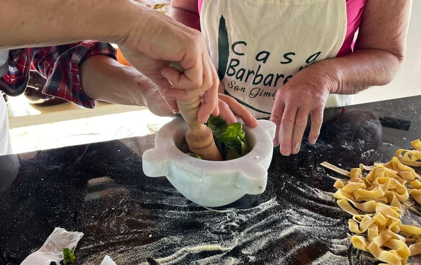 Pasta Culinary Class with Dinner & Wine Experience in San Gimignano