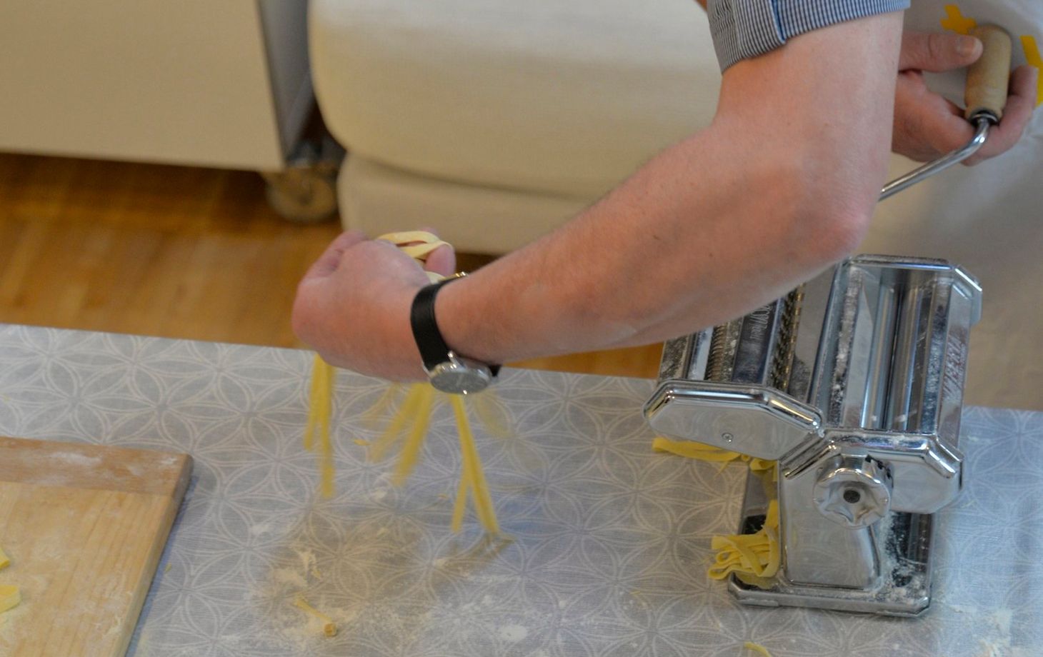 Cours de cuisine pratique de pâtes fraîches avec un habitant de Côme