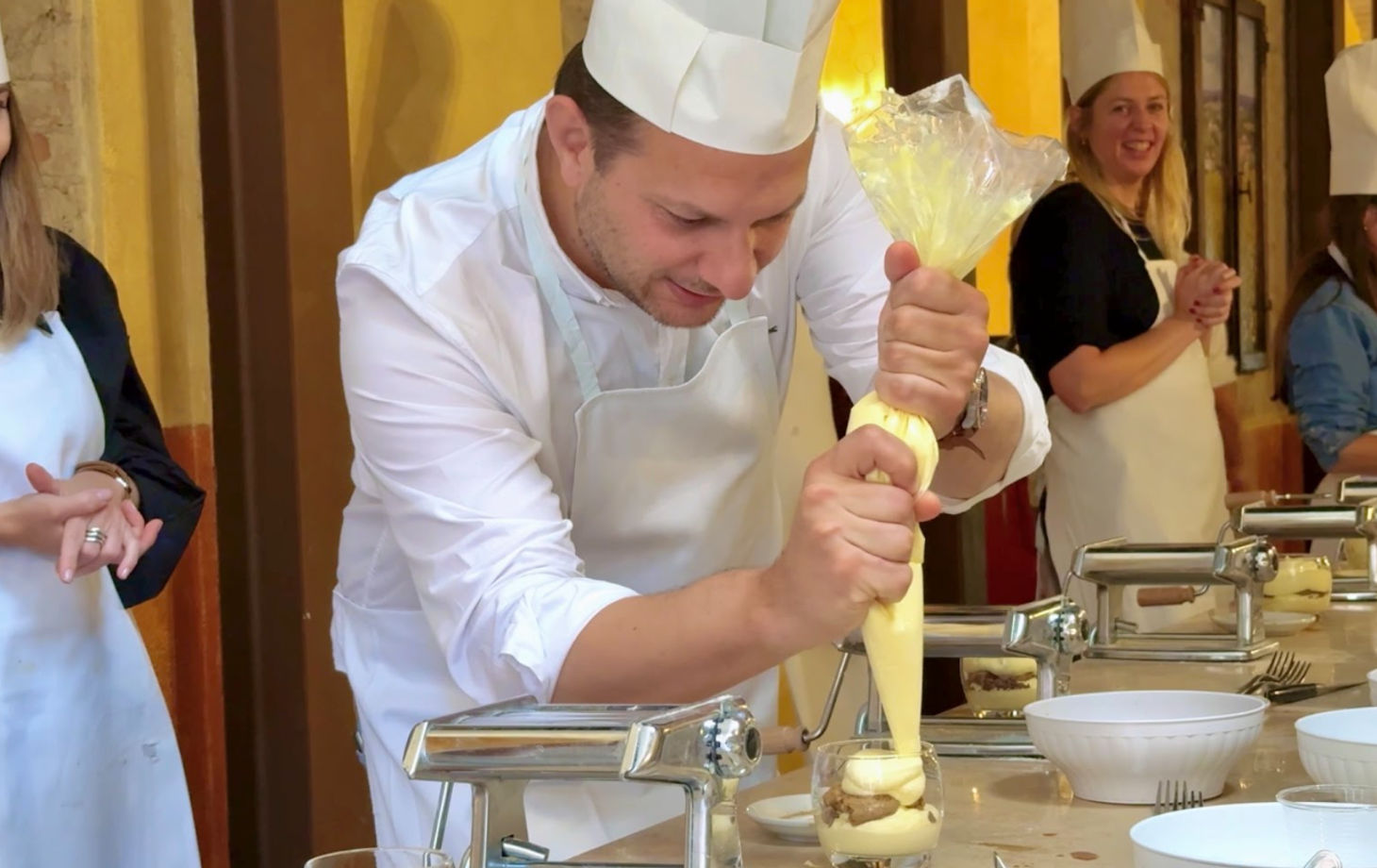 Pasta & Tiramisu Cooking Class with Wine in Siena