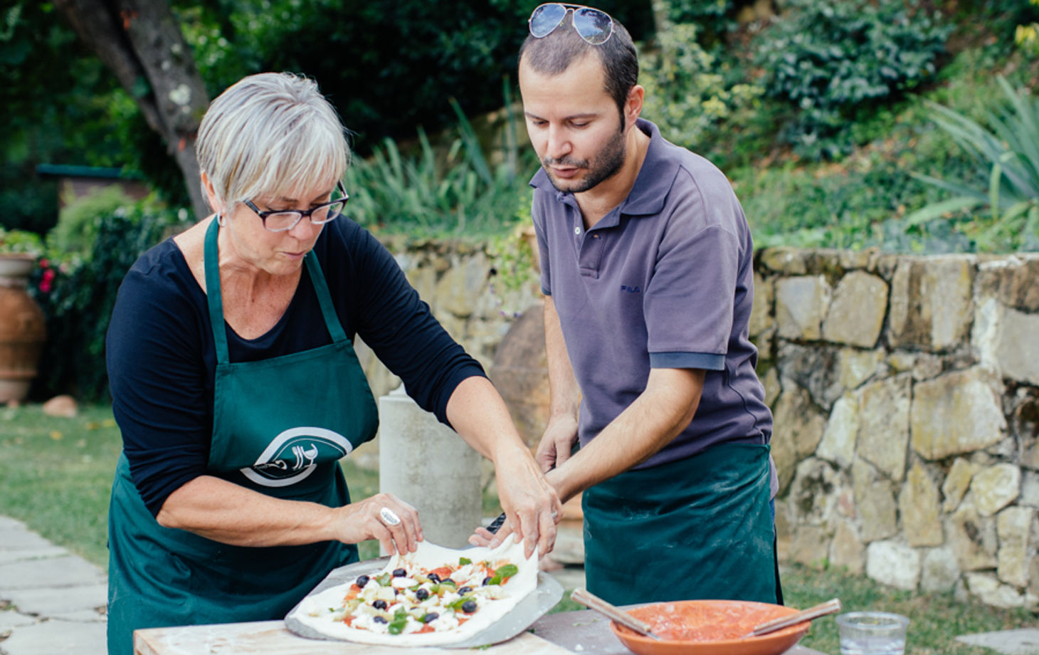 Pizza and Gelato Making Class in Countryside of Florence