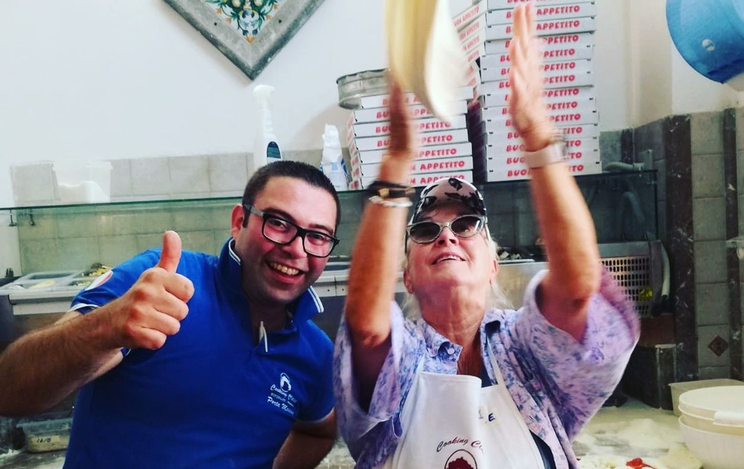 Pizza Making in Taormina