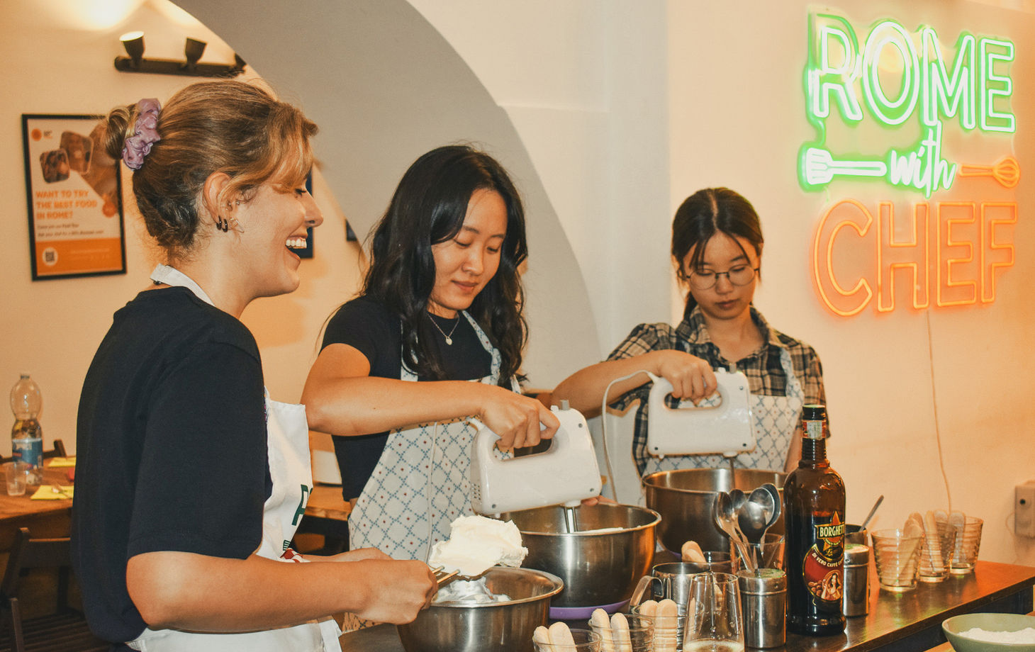 Private Class Craft Authentic Italian Dishes: Pasta & Tiramisu in Rome