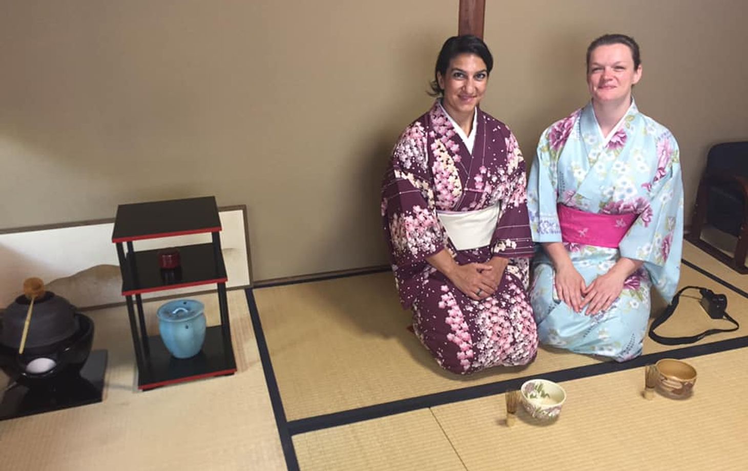 Private Tea Ceremony with Kimono and Ikebana (Flower Art) near Golden Pavilion