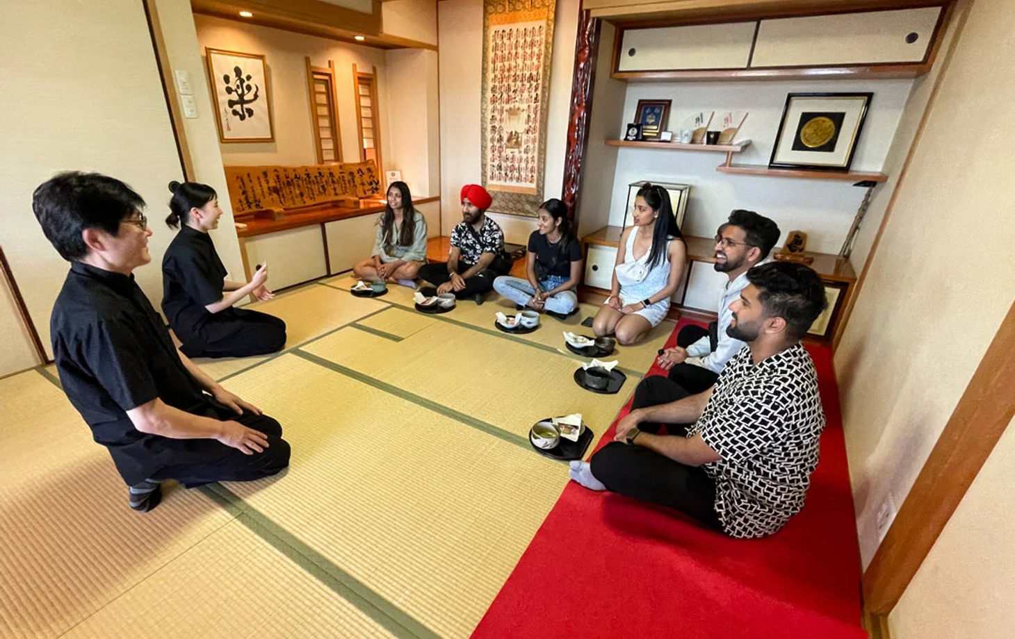 Ramen and Sushi Culinary Class with Tea Ceremony in Osaka