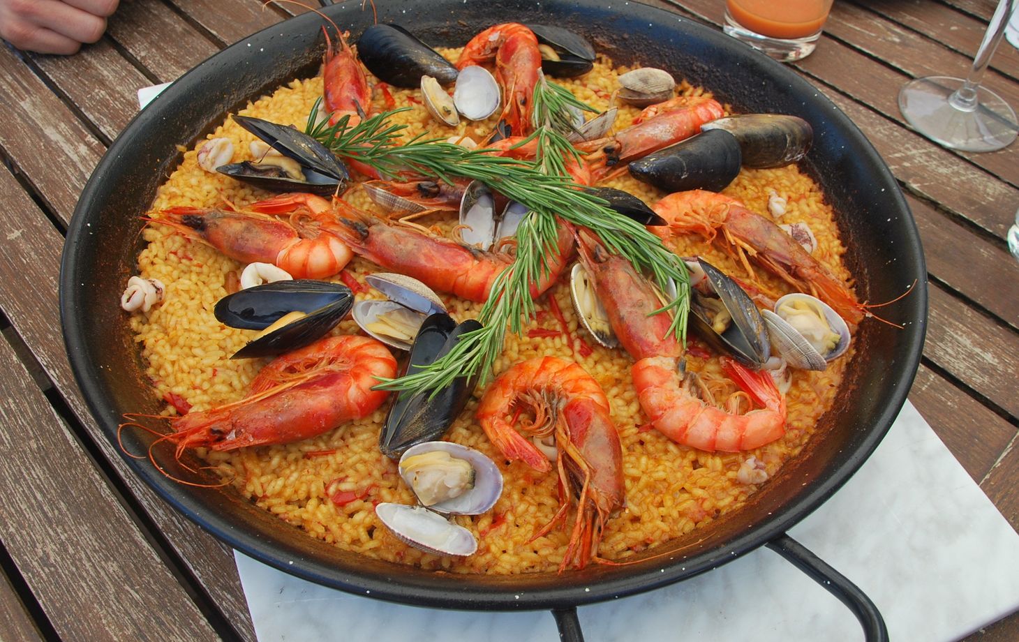 Rooftop Paella or Fideuà Cooking Class with Market Tour