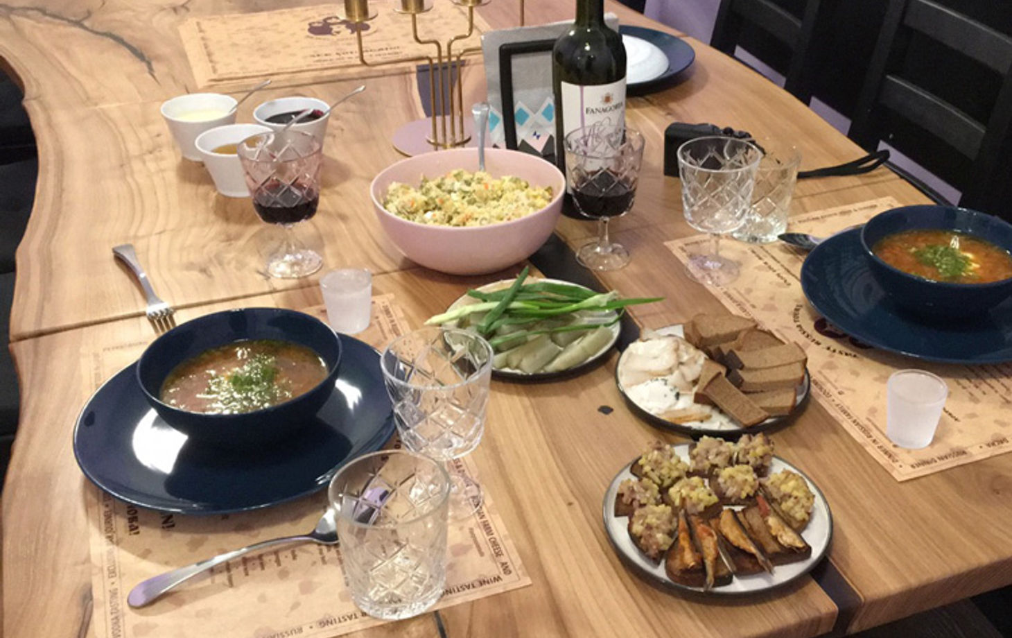 Russian Vodka Tasting with Local Cuisine
