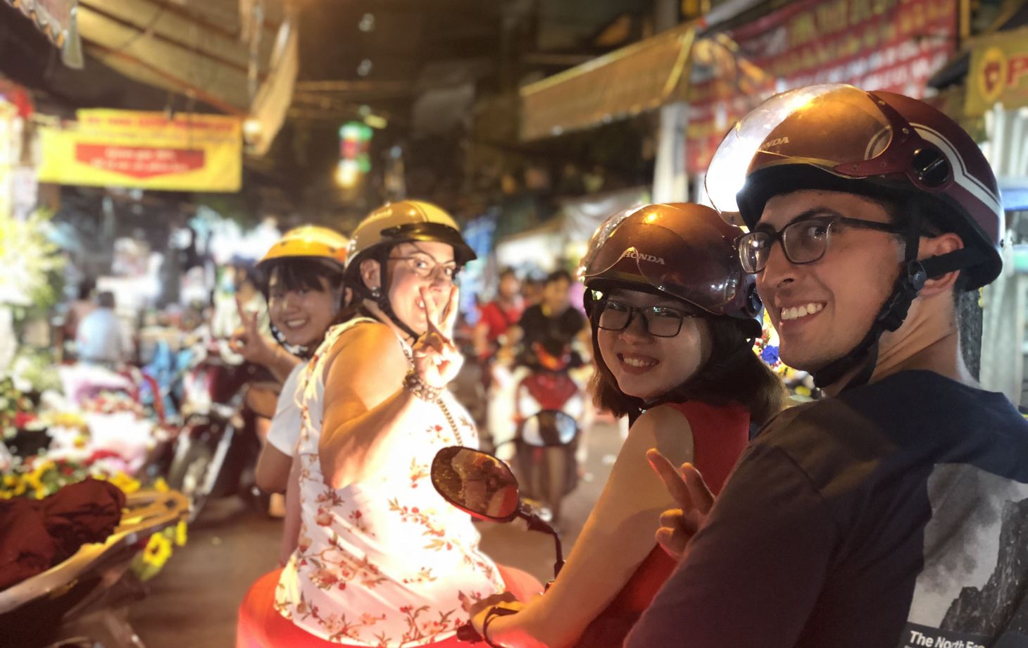 Saigon Evening Food Tour on Scooters