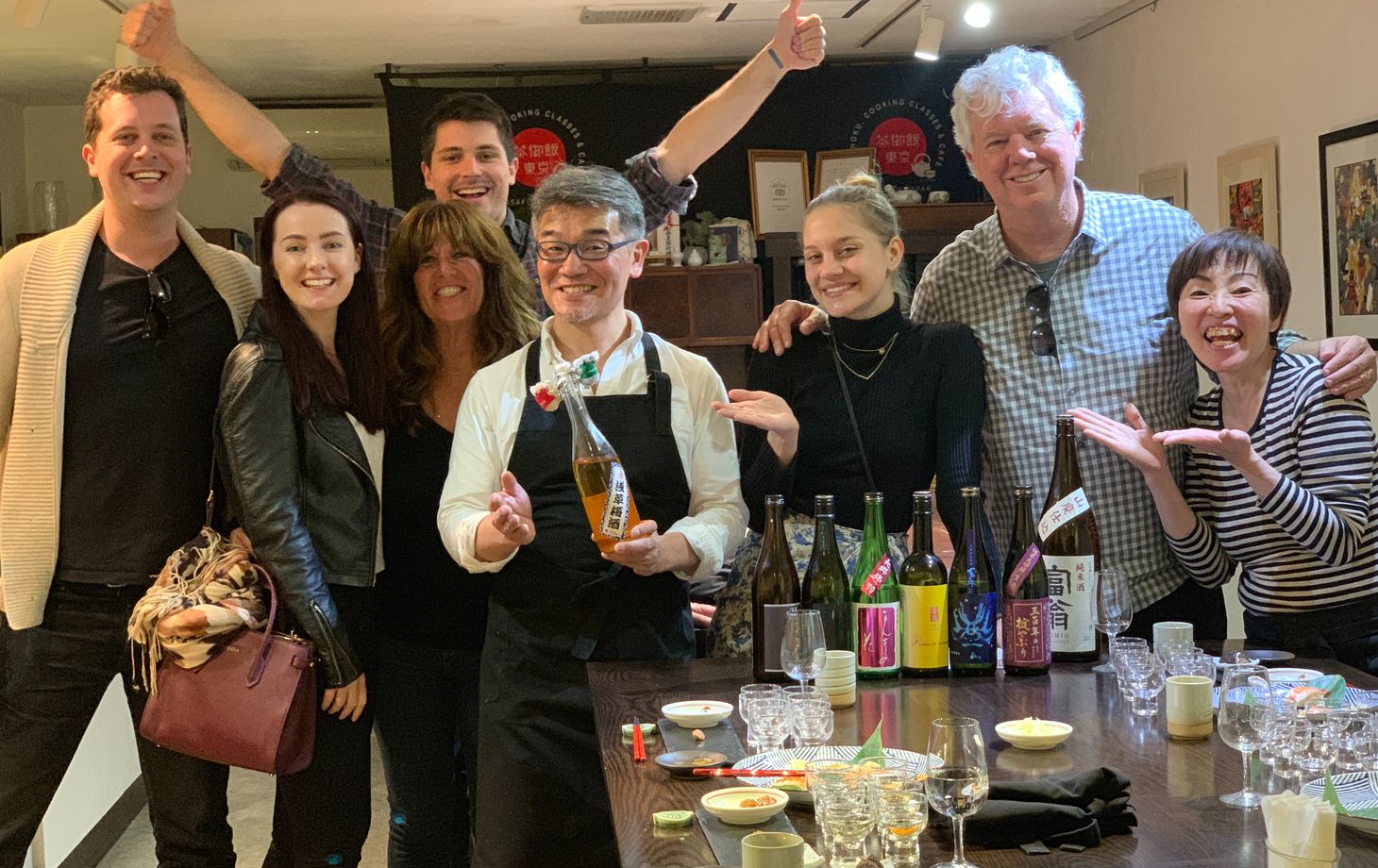 Sake Tasting at Chagohan Tokyo