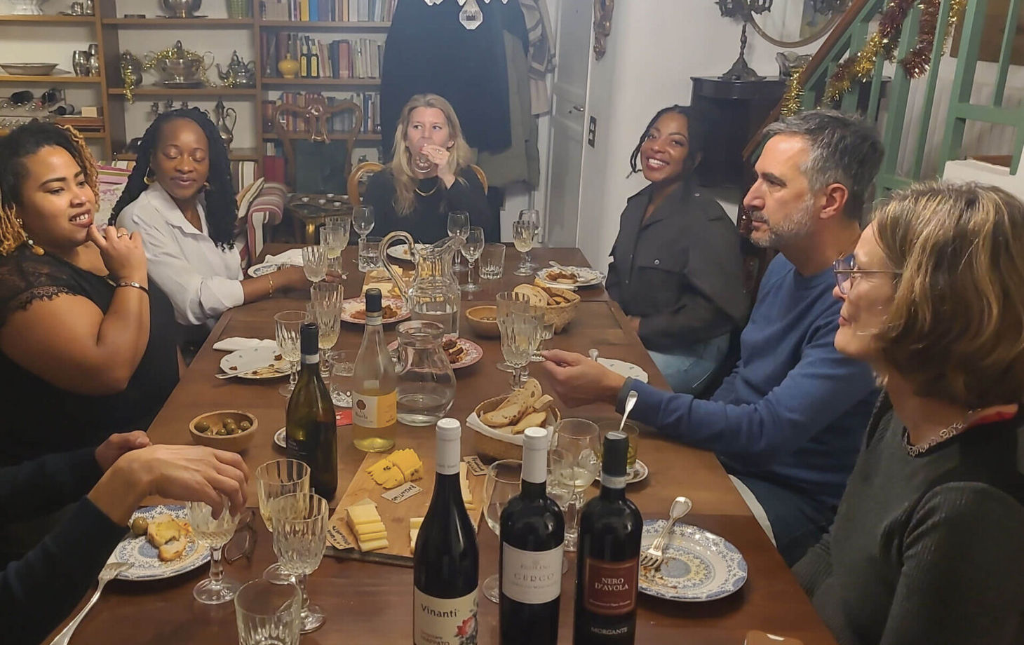 Dégustation de vins siciliens et de fromages à Palerme