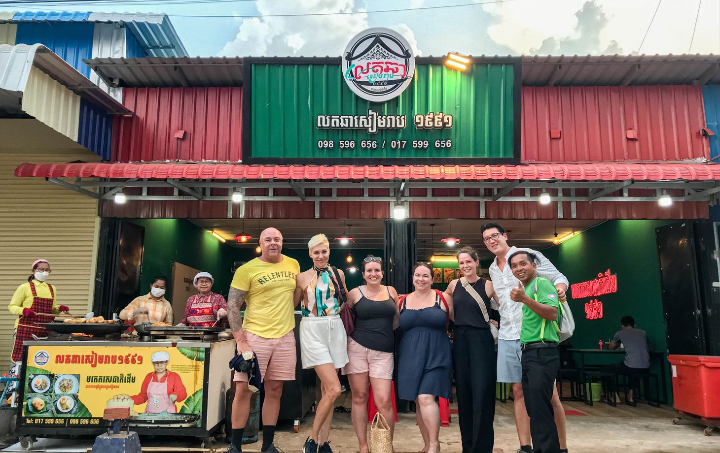 An Evening Culinary Journey with a Tuk Tuk Ride in Siem Reap