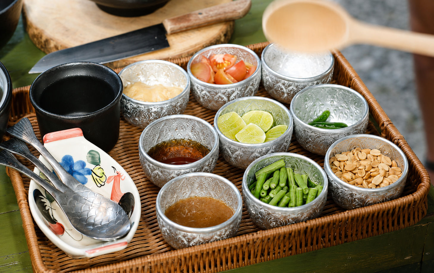 Silom Thai Cooking School in Bangkok Herb Garden Tour