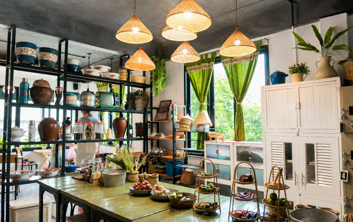 Silom Thai Cooking School in Bangkok Herb Garden Tour