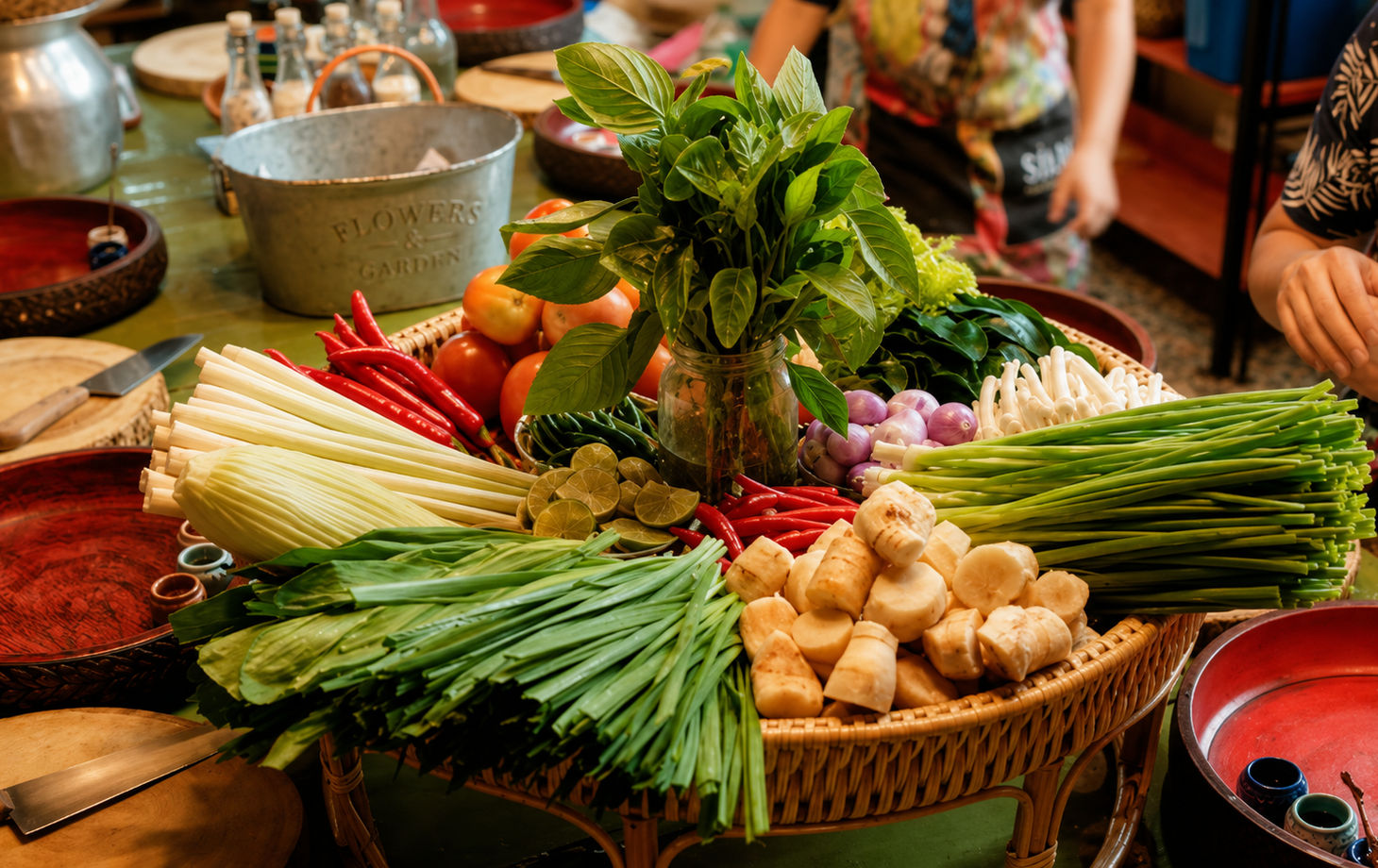 Silom Thai Morning Cooking Class in Bangkok with Market Tour