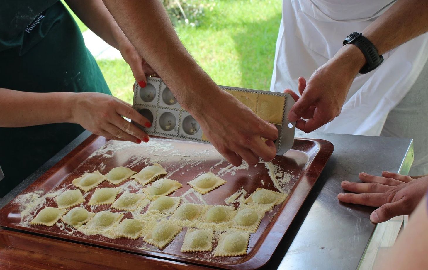 Pompei Pasta Culinary Class with Wine Tasting and Transfer Included