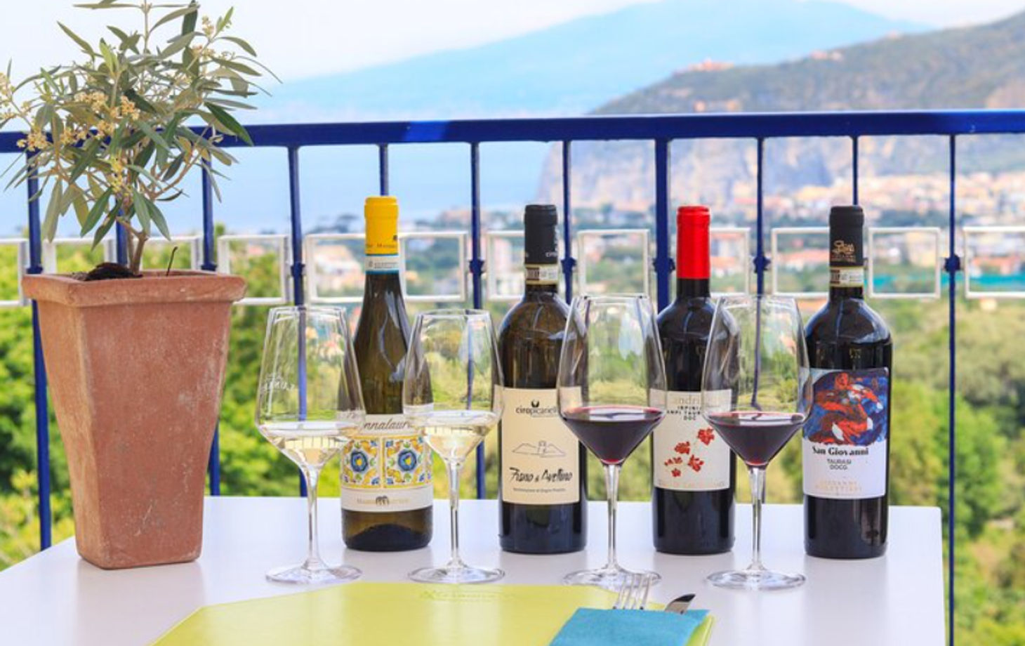 Sorrento Coast Wine Tasting with Five Wines & Local Delicacies