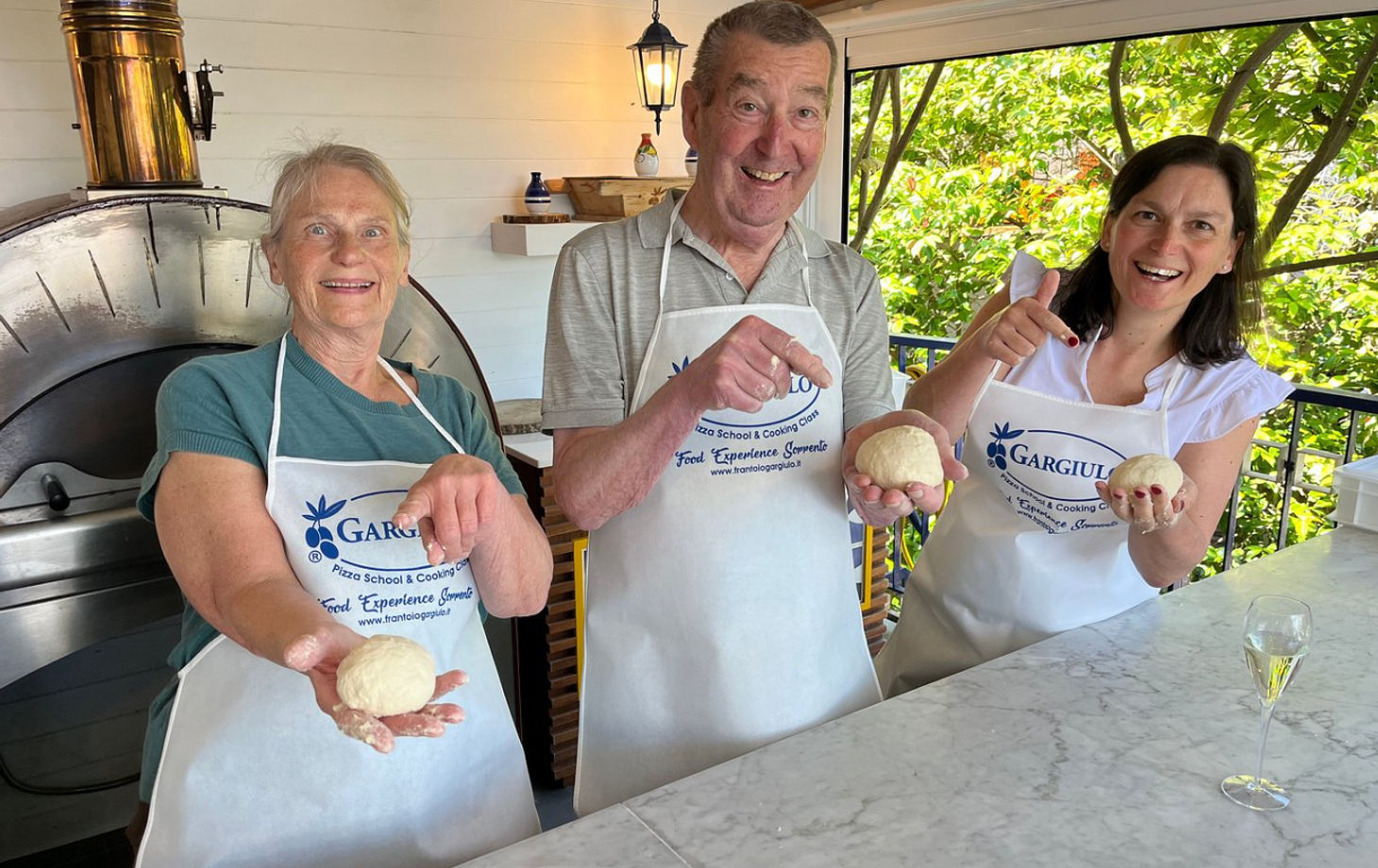 Sorrento Pizza Making Experience with Vesuvius Views