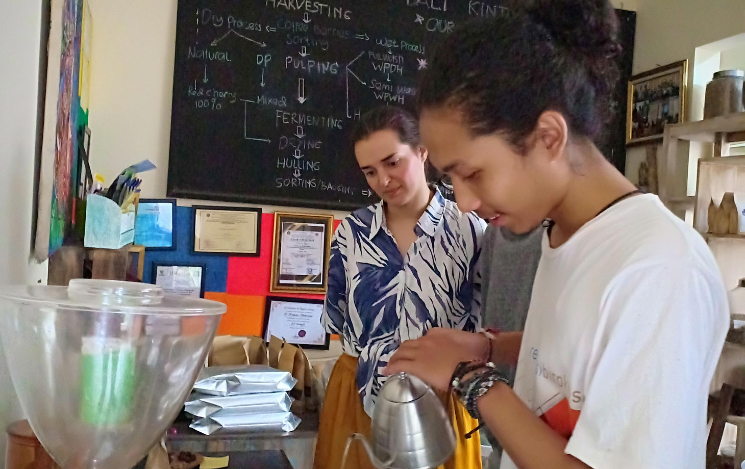 Cours de dégustation et de préparation de café à Ubud
