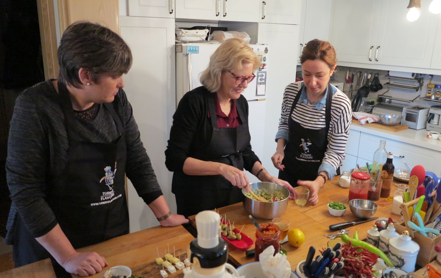Istanbul Spice Bazaar Tour and Traditional Turkish Cooking Class