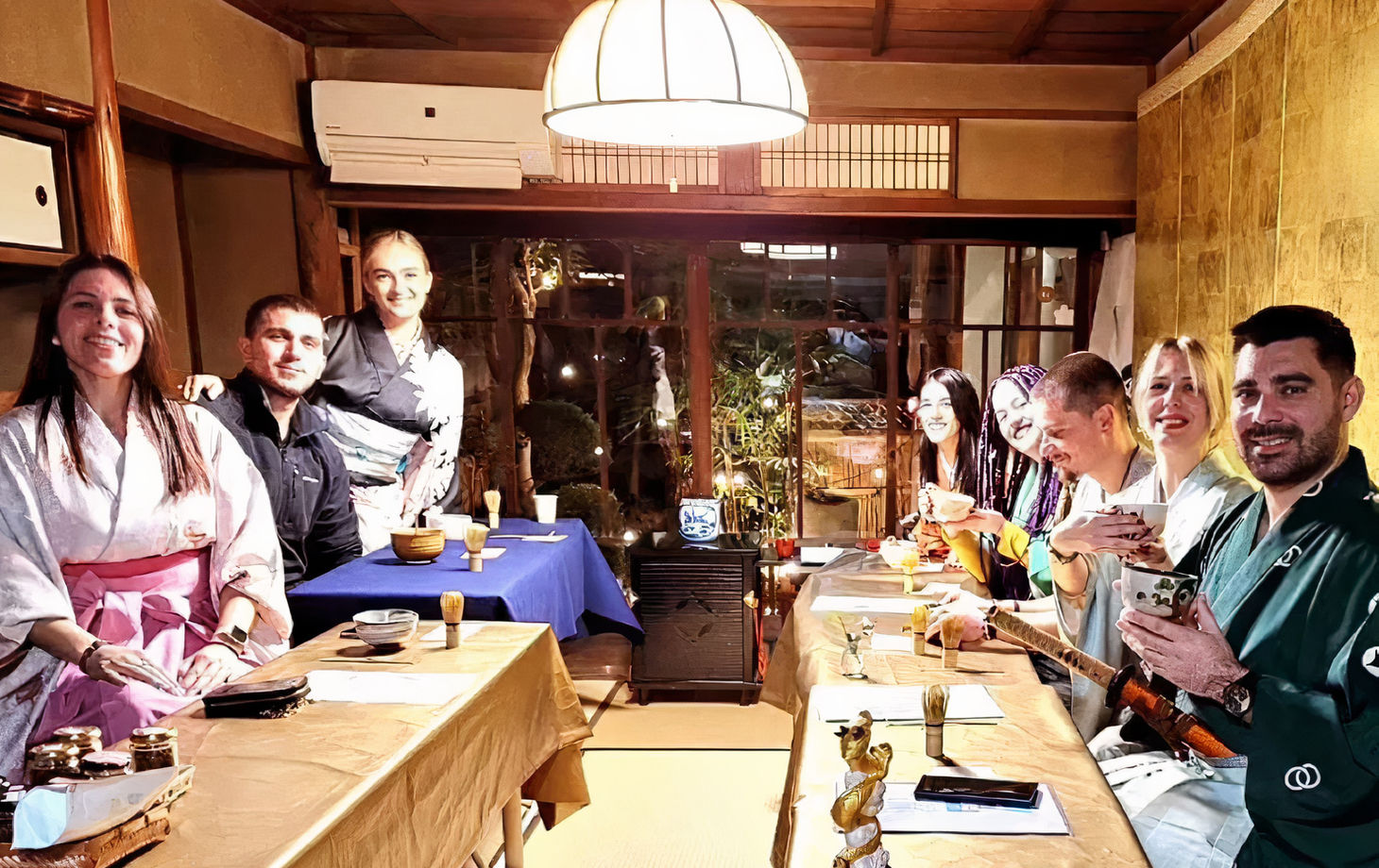 Table-Style Tea Ceremony at a 100-Year-Old Machiya in Kyoto