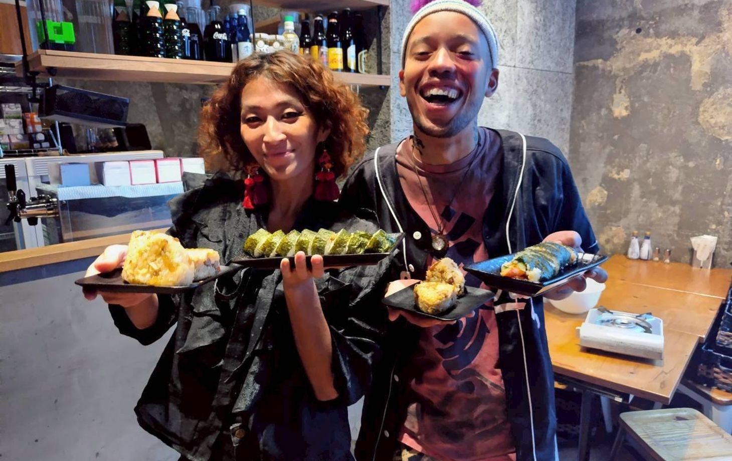 Maki Sushi & Chicken Onigiri Cooking Experience in Osaka