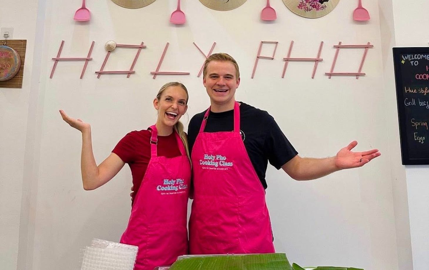 Taste of Saigon: Market Tour & Vietnamese Cooking in a Cozy Pink Kitchen