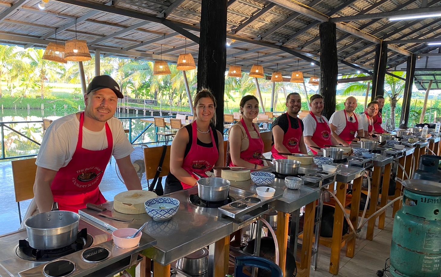 Thai Cooking Class in Organic Farm with Local Market Tour