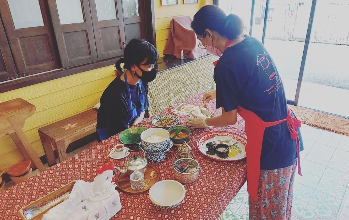 Thai Cooking Class with Morning Market Shopping and Tour in Silom
