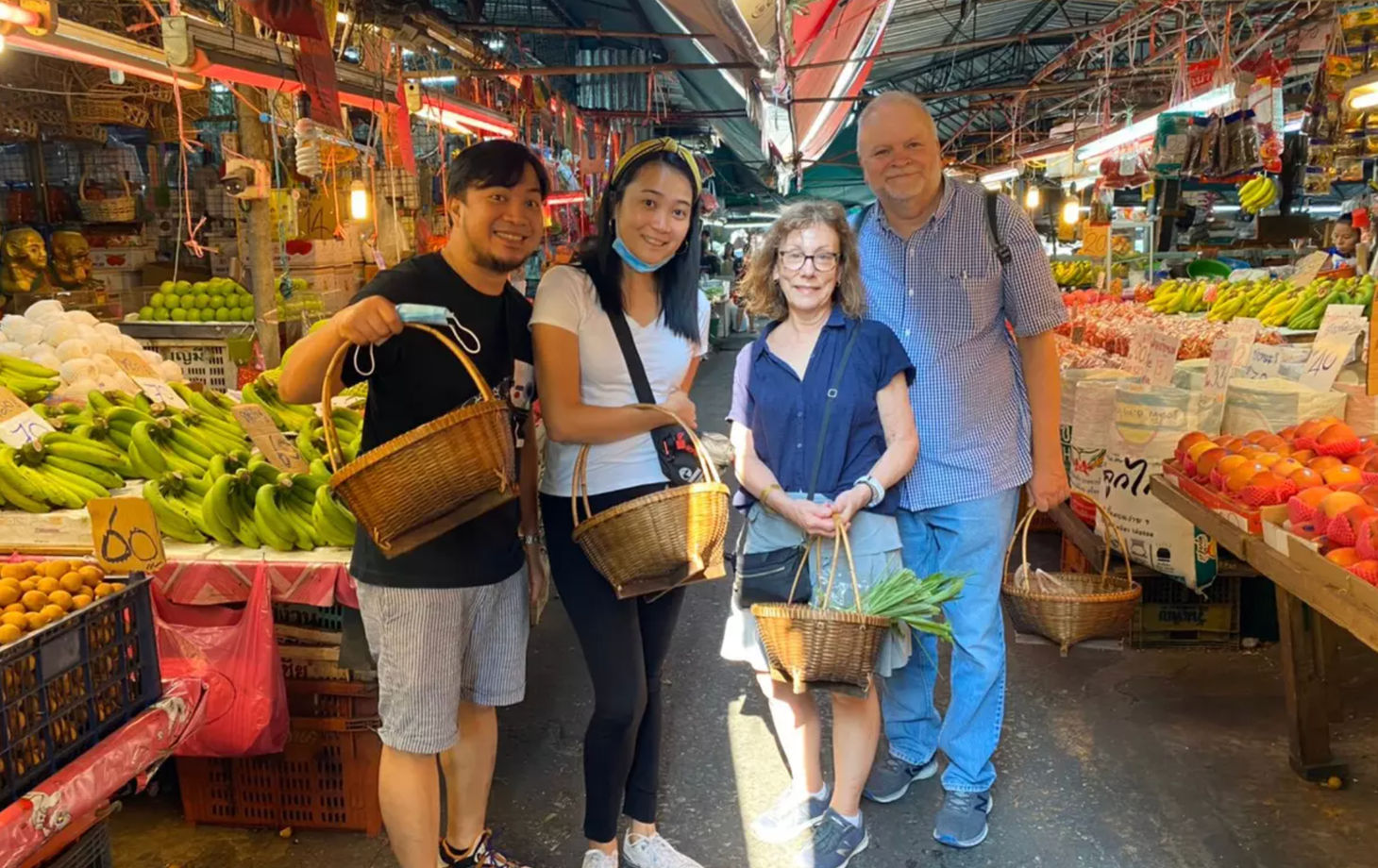 Thai Cooking Class with Visit at the Largest Fresh Market and Tuk-Tuk Ride