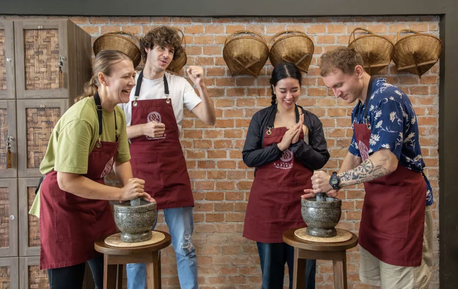 Thai Cooking Class with Visit at the Largest Fresh Market and Tuk-Tuk Ride