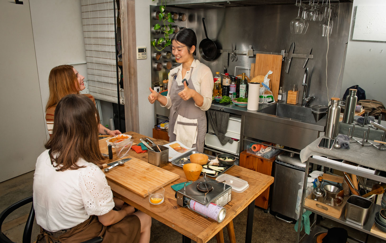 Cours privé de sushis végétaliens faits à la main et de savoureux plats japonais maison