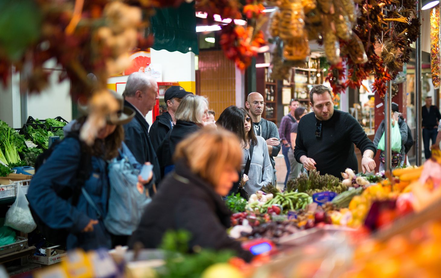 Tuscan Market Tour and 4 Course Authentic Cooking Class in Florence