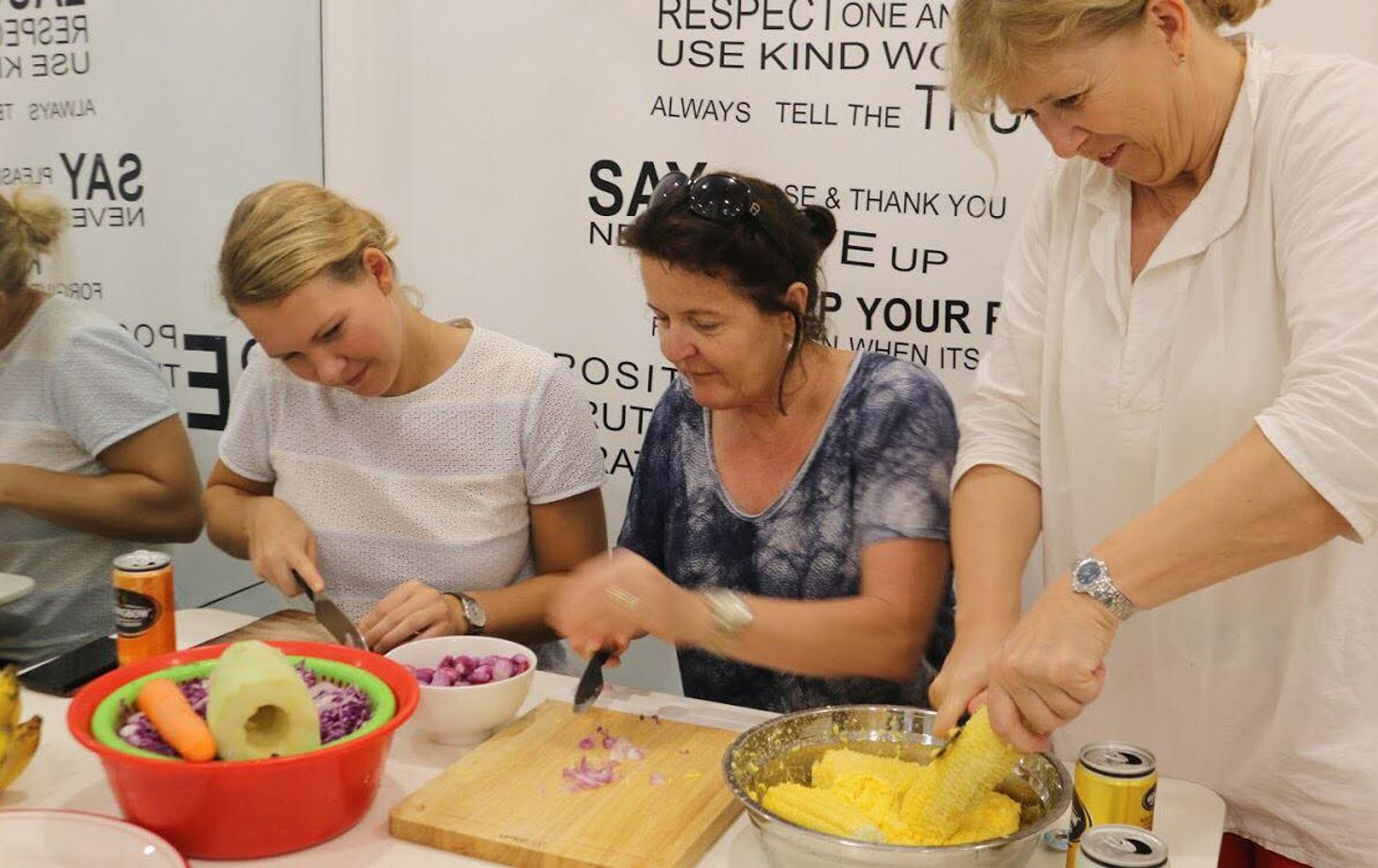 Hands on Cooking Class with Lily & Friends and Explore Local Neighborhoods