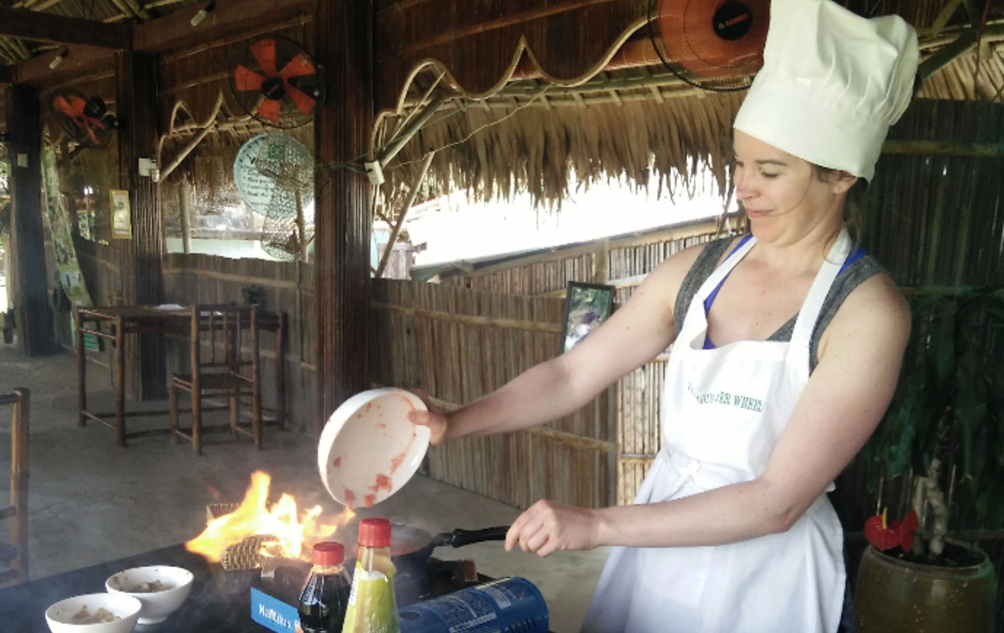 Tra Que Water Wheel Package 3 in 1 - Farming, Buffalo, Rice paper making and Cooking