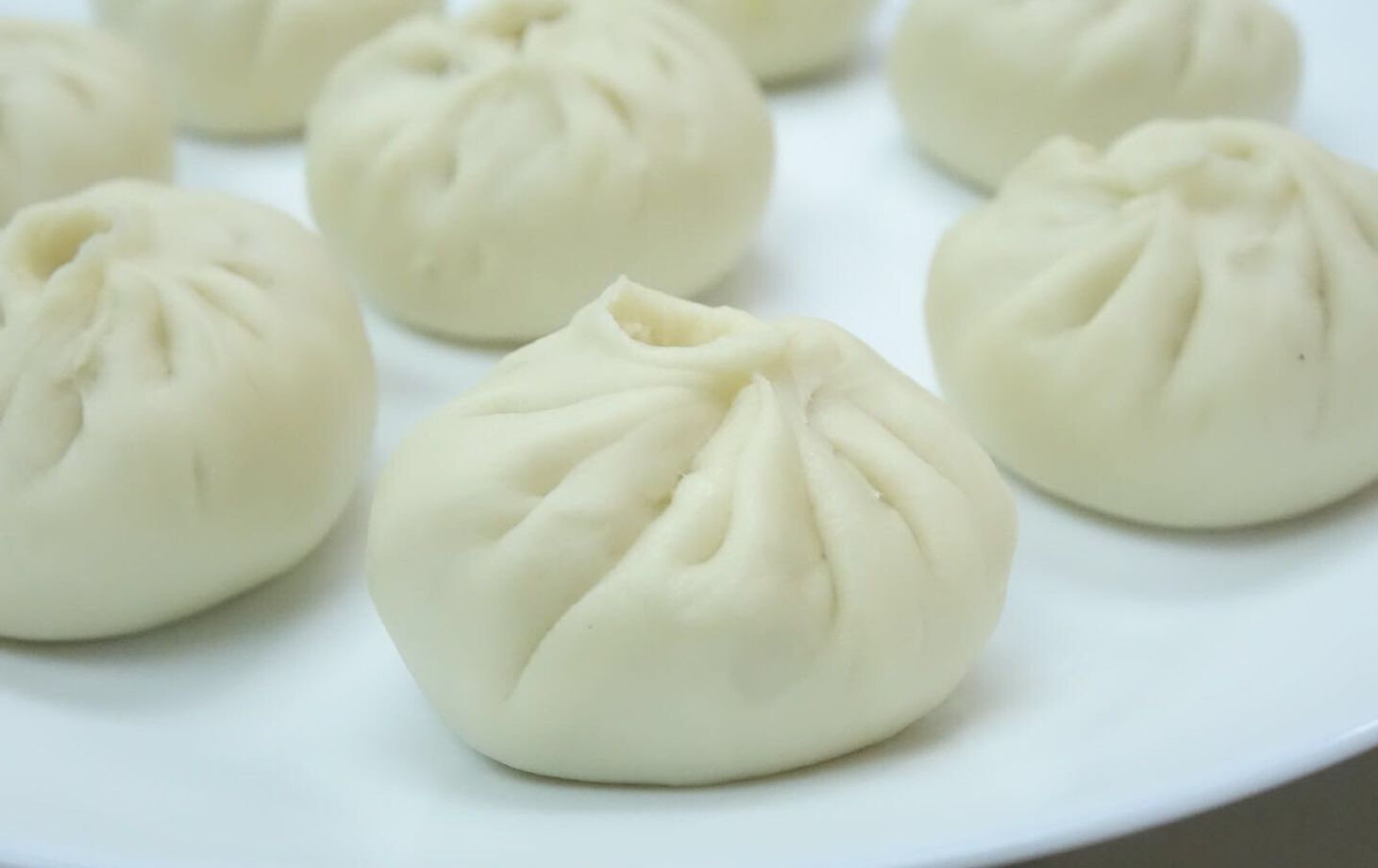 Traditional Chinese Steamed Bun with Pork Fillings & Homemade Barbeque Pork