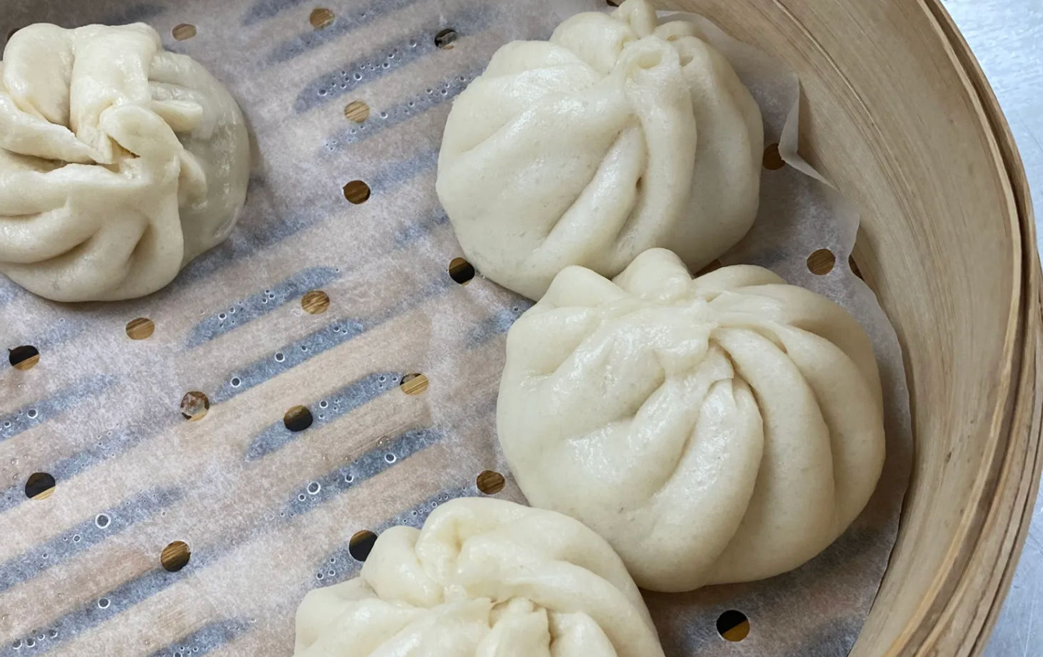 Traditional Chinese Steamed Bun with Pork Fillings & Homemade Barbeque Pork