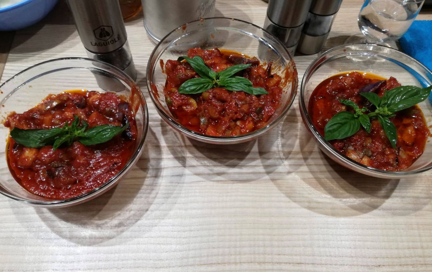 Menu sicilien traditionnel chez Mamma Corleone
